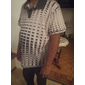 Per uomo Geometrico Magliette Polo a Nido d'Ape Maglia da golf Manica Corta Magliette polo Camicie con Colletto Business Casual Abbigliamento da lavoro Abbigliamento Formale Abbigliamento da festa
