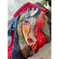 Per uomo Floreale Camicia Camicia Aloha Manica Lunga Moda Streetwear Designer All'aperto Casuale Quotidiano Estate Primavera Autunno Collo ripiegato Stampato Nero Bianco Rosso Blu marino Viola chiaro