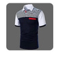 Herren Polo mit Knopfleiste Baumwoll-Poloshirt Lässig Ferien Revers Kurzarm Mode Basic Farbblock Klassisch Sommer Normale Passform Weiß Gelb Burgunderrot Dunkelmarine Blau Polo mit Knopfleiste