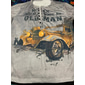 Men's Funny Old Man Henley T-Shirt with Vintage Classic Car Graphic - Never Underestimate Tee