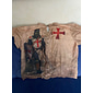 Men's Crusaders T Shirt Graphic Knights Templar Stand Collar Clothing Apparel 3D Print Causal Memorial Day Short Sleeve Lace up Print Polyester Vintage Fashion Designer