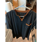 Per uomo Maglia Henley Maglietta Maniche Corte Semplice Moda Designer Essenziale Tasca Frontale Scollo a V Vacanza Streetwear Uscire Estate Nero Blu marino Grigio chiaro Maglietta Henley