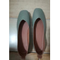 ballerines noires pour femmes – chaussures à enfiler en similicuir souple pour le travail, les loisirs et le quotidien