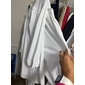 Per uomo 2 pezzi Completo di camicia Set estivo Set abbinati Maglietta informale Nero Bianco Grigio Azzurro Manica corta Liscio Colletto Mao Da mare Giornaliero Tasca frontale Abbigliamento Cotone