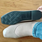 ballerines noires pour femmes – chaussures à enfiler en similicuir souple pour le travail, les loisirs et le quotidien