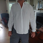 Per uomo Camicia di lino Camicia casual Camicia da Spiaggia Camicia con Bottoni Camicie sbottonate Semplice Spiaggia Vacanza Nero Bianco Rosa Blu marino Manica Lunga Bavero Primavera & Estate