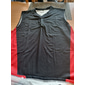 Hombre Camiseta sin mangas Top Camisetas Interiores Camisa sin mangas Sin Mangas cuello henley Verano Bloque de color Moda Design Músculo Botones Exterior Noche Gimnasia Negro Blanco Rojo Camiseta