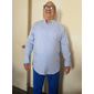 Homme Chemise Chemise à col officier Chemisette Chemise d'été Tenues de plage Chemise décontractée Chemise boutonnée Couleur unie Vacances Curise Noir Blanche Rose Claire Bleu manche longue Col