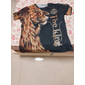 Herr Unisex Tiger Grafiska tryck T-shirt Kortärmad T-shirt 3D-tryck Rund hals Skjorta Sport Ledigt Stor och hög Utomhus Gata Dagligen Svartvit Silver+gyllen Guld + svart Sommar Kläder S M L XL XXL