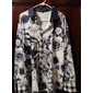 Per uomo Floreale Camicia Camicia Aloha Manica Lunga Moda Streetwear Designer All'aperto Casuale Quotidiano Estate Primavera Autunno Collo ripiegato Stampato Nero Bianco Rosso Blu marino Viola chiaro