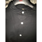 Per uomo camicia di lino Camicia Guayabera Camicia con colletto a fascia Camicia estiva Abbigliamento mare Maglietta informale Liscio Da mare Curise Nero Bianco Blu Verde Manica corta Colletto alla