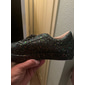 sneakers da donna con plateau e glitter argento - scarpe casual con lacci scintillanti per feste e street style