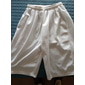 Herr Aktiv Shorts Casual shorts Ficka Snörning Elastisk dragsko-design Ensfärgat Komfort Andningsfunktion Kort Utomhussport Ledigt Dagligen Mode Streetwear Svart Vit Microelastisk