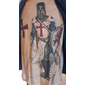 Camisa T-Shirt de los Cruzados Unisex Cruz Templario Gráfica Prints Soldado Camiseta Desgastada de Manga Corta Camiseta de Print 3D Cuello Redondo Ropa Deportiva Casual Exterior Calle Diario Amarillo