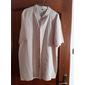 Per uomo Camicia camicia di lino Camicia Guayabera Camicia con colletto a fascia Camicia estiva Abbigliamento mare Liscio Da mare Curise Nero Bianco Blu Verde Manica corta Colletto Estate