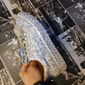 sneakers da donna con plateau e glitter argento - scarpe casual con lacci scintillanti per feste e street style