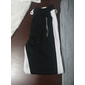 Herren Jogginghose Trainingshose Jogginghose Jogger Karottenhose Hose Hosen Kordelzug Elastische Taille Tasche mit Reißverschluss Farbblock Komfort Casual Täglich Festtage Sport Stilvoll Schwarz