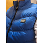 Herren Puffer Weste Freizeitskleidung Urlaub Ausgehen Modisch Basic Frühling & Herbst Zip Polyester Komfortabel Glatt Reisverschluss Ständer Regular Fit Dunkelgelb Dunkelgrün Wein Schwarz Weste