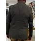 Voor heren Winterjas Blazer Wollen jas Overjas Korte jas Vakantie Formeel Herfst Winter Teryleen Thermisch Warm Voor buiten bovenkleding Kleding Modieus Modern eigentijds Ruitjes Zak Strijkijzer