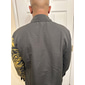 Camisa casual de vestir para hombre con estampado tribal de tótem, abotonada, con solapa, manga larga, ideal para fiestas, eventos sociales, regalos de cumpleaños y como prenda de vestir de diseñador.