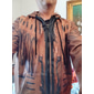 Hombre Estampados Sudadera Sudaderas Ropa de calle Design Casual Manga Larga Con Capucha Deporte Diario Deportes Festivos Negro + marrón Negro Blanco Amarillo Marrón Cremallera Estampado Primavera