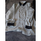 Homme Chemise Chemise boutonnée Chemise à col Pois Mariage Extérieur Noir Blanche Rouge bleu marine manche longue Col rabattu Eté Printemps Vêtement Tenue Imprimer