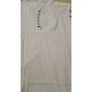 Per uomo Camicia di lino Camicia con colletto alla coreana Camicia popover Camicia Estiva Abbigliamento da spiaggia Camicia casual Semplice Vacanza Casuale Nero Bianco Rosa Vino Manica Corta Scollo a