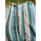 Per uomo Taglie Forti Pigiama Vestaglia Camicia da Notte Pigiami 1 pezzo A righe musulmano Quotidiano Misto Cotone Comodità Traspirante Tasca Primavera & Autunno Blu Foto a colori