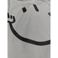 Herr symbol T-shirt Vardaglig stil 100 % bomull Kortärmad Grafisk Skjorta Heather Grey Svart Vit Bekväm t-shirt Utomhus Gata Modedesignerkläder