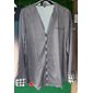 Per uomo Camicia Camicia elegante Quadri All'aperto Casuale Blu Verde Cachi Grigio Manica Lunga Scollo a V Estate Autunno Abbigliamento Stampato