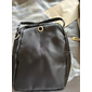 sac à bandoulière en nylon noir pour femme avec accessoires argentés et bandoulière réglable - petit sac à bandoulière léger et pratique pour les voyages et l'utilisation quotidienne