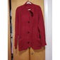 Herren Kleid Pullover Strickjacke Gerippt Stricken Strick Stehkragen Warm-Ups Moderne zeitgenössische Freizeitskleidung Ausgehen Bekleidung Herbst Winter Weinrot Karamell XS S M