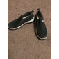 mocassini slip-on casual da uomo in rete traspirante bianca e nera per il comfort quotidiano