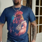 Den veteránů Pánské patriotické veterán grafický 3D potisk kohout tričko distressed tričko tričko s krátkým rukávem crew neck tričko vintage streetwear pohodlné běžné sporty každodenní nošení 1 2 3