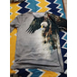 4 de julio de 2026 250° Día de los Caídos camiseta de manga larga de cuello redondo gráfica patriótica vintage desgastada impresión 3D bandera americana bandera nacional veterano camiseta de manga