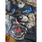 Homme Unisexe Loup Impressions Graphiques T-shirt Manche Courte T-shirt Impression 3D Col ras du cou Chemise Sports Designer Occasionnel Extérieur Rue Quotidien Vert Claire Bleu Vert foncé Été
