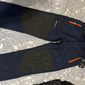 pantaloni căptușiți cu lână pentru bărbați pantaloni negri pantaloni softshell impermeabili iarnă în aer liber rezistenți la vânt termic cald 4 buzunare cu fermoar talie elastică fund ușor bleumarin alpinism călătorii schi/snowboard