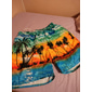Herr Kokosnötsträd Boardshorts Badshorts Sommarshorts Medium Midja Hawaiisk Boho Ledigt Dagligen Helgdag Snörning med meshfoder Elastisk midja Designer Kläder