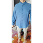 Homme Chemise Chemise à col officier Chemisette Chemise d'été Tenues de plage Chemise décontractée Chemise boutonnée Couleur unie Vacances Curise Noir Blanche Rose Claire Bleu manche longue Col