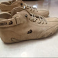 adidași verzi, casual, înalți, din piele artificială, pentru bărbați – pantofi ușori, respirabili, cusături manual, cu șireturi, pentru activități în aer liber