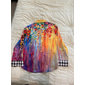 Per uomo Floreale Camicia Camicia Aloha Manica Lunga Moda Streetwear Designer All'aperto Casuale Quotidiano Estate Primavera Autunno Collo ripiegato Stampato Nero Bianco Rosso Blu marino Viola chiaro