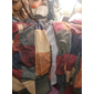 Herr Pläd / Rutig Geometriska mönster Geometri Skjorta Knapp upp skjorta Långärmad Mode Streetwear Designer Utomhus Ledigt Dagligen Sommar Vår Höst Hög krage Mönster Ljusgrön Rubinrött Blå Purpur Grön