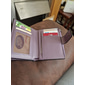 portafoglio bifold in similpelle viola da donna – elegante portamonete con cerniera e porta carte per l'uso quotidiano e come regalo