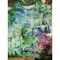 Herren Abstrakt T Shirt Grafischen T-Shirt Langarm T-Shirt 3D-Druck Rundhalsausschnitt Hemd Designer Lässig Outdoor Urlaub Täglich Gelb Rote Blau Frühling & Herbst Bekleidung S M L XL 2XL 3XL 4XL