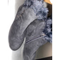 bottines noires pour femmes avec bordure en fausse fourrure - design élégant, coupe confortable, doublure chaude, parfaites pour les sorties décontractées d'hiver et au quotidien