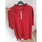 Herren Poloshirts Viertel-Reißverschluss-Poloshirt Lässig Ferien Revers Viertelreißverschluss Kurzarm Mode Basic Einfach Viertel Postleitzahl Sommer Normale Passform Schwarz Weiß Königliches Blau