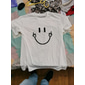 Herr symbol T-shirt Vardaglig stil 100 % bomull Kortärmad Grafisk Skjorta Heather Grey Svart Vit Bekväm t-shirt Utomhus Gata Modedesignerkläder