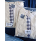 Per uomo Camicia Camicia elegante Quadri All'aperto Casuale Blu Verde Cachi Grigio Manica Lunga Scollo a V Estate Autunno Abbigliamento Stampato