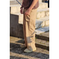Per uomo Pantaloni cargo Pantaloni Pantaloni estivi Pantaloni da spiaggia A cordoncino Vita elastica Multi tasca Liscio Comfort Traspirante Esterno Giornaliero Per uscire Di tendenza Informale Nero