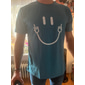 Herr symbol T-shirt Vardaglig stil 100 % bomull Kortärmad Grafisk Skjorta Heather Grey Svart Vit Bekväm t-shirt Utomhus Gata Modedesignerkläder